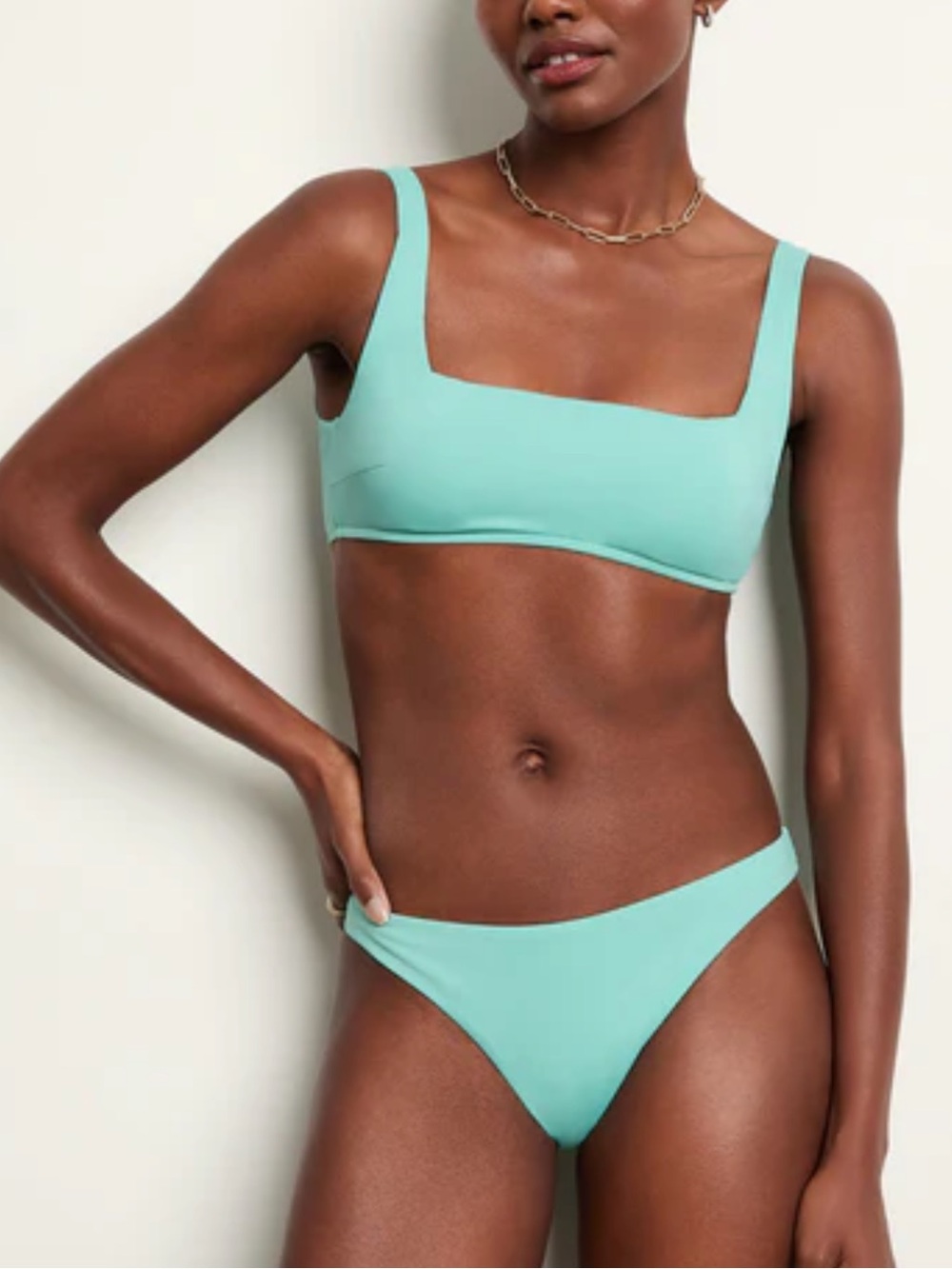 NWT Bondi Born Leya bikini bottom in lagoon